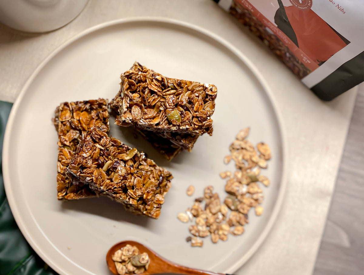 Healthy Granola Recipes Baked Granola Bars Ujong Gourmet