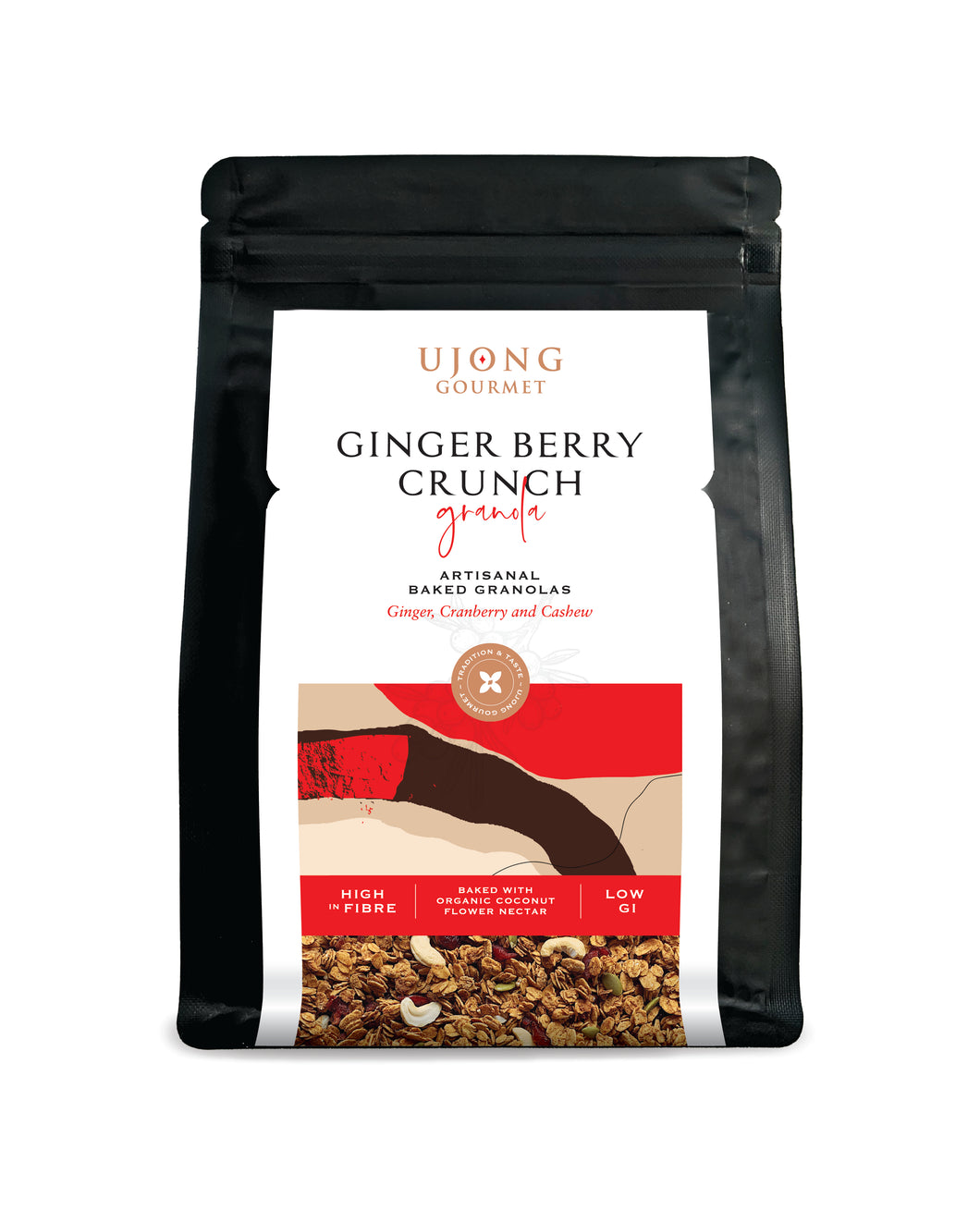 Ginger Berry Crunch Artisanal Baked Granola